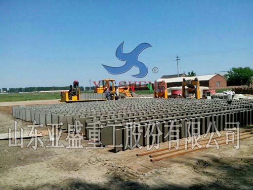 Jilin Wang Qing customers use LZYC-3 molding machine production components